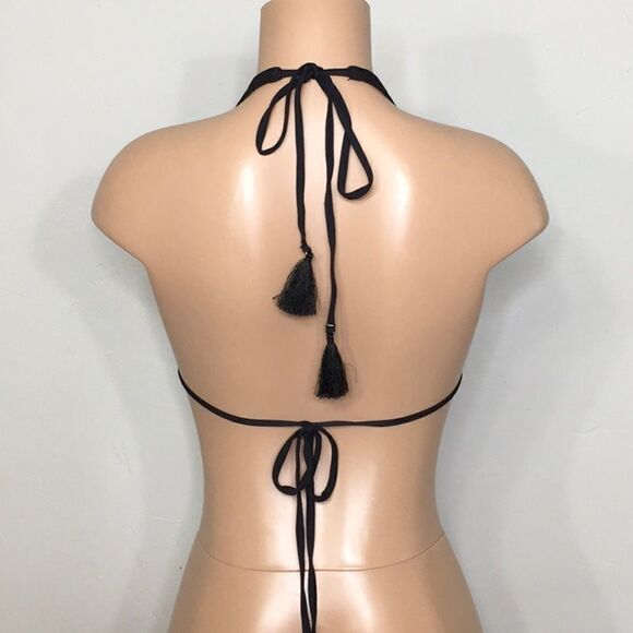 Vince Camuto black studded bikini top. NWT - Picture 4 of 7